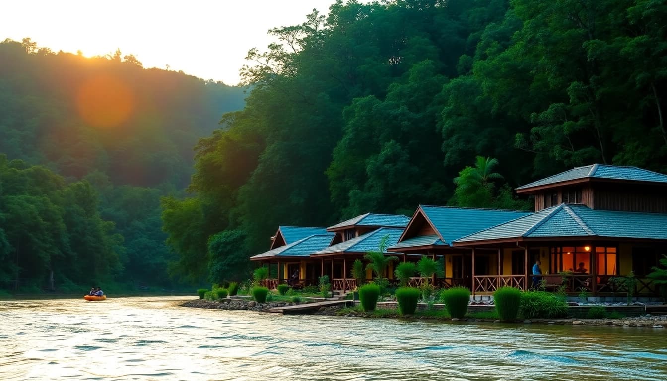 Experience the beauty of Dandeli Hotels with serene riverside views and adventure activities.