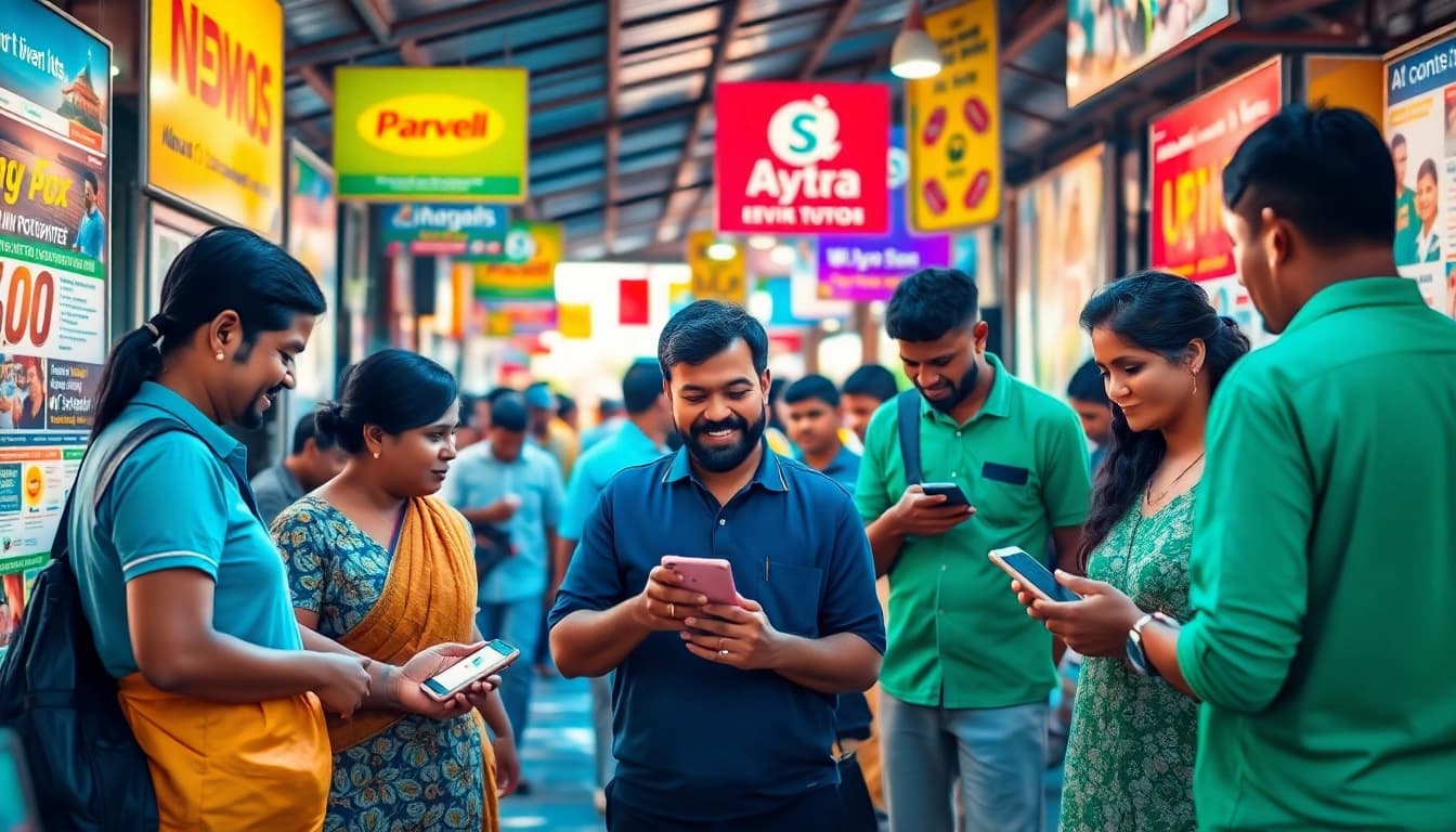 Lanka Ads vibrant marketplace connecting diverse individuals through engaging advertisements.