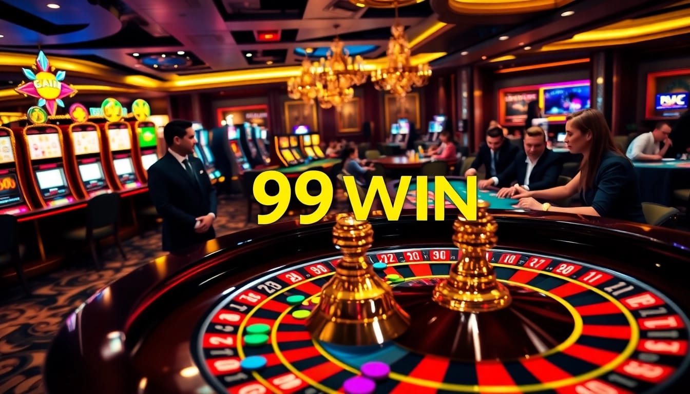 Experience the thrill of 99 WIN at a luxury casino with engaging games and excitement.