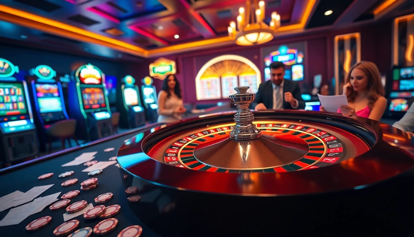 Engaging moments at the roulette table, showcasing https://lode88uk.com/ with casino atmosphere and excitement.