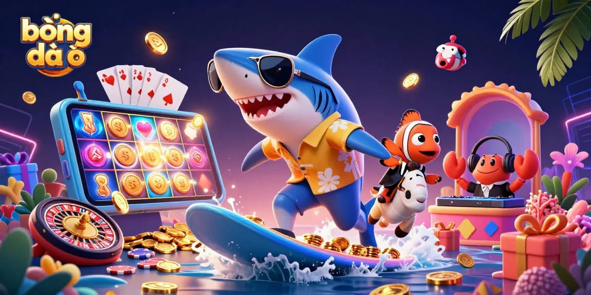 Engage with bóng đá số in an exciting underwater casino scene featuring vibrant characters and dynamic gaming elements.