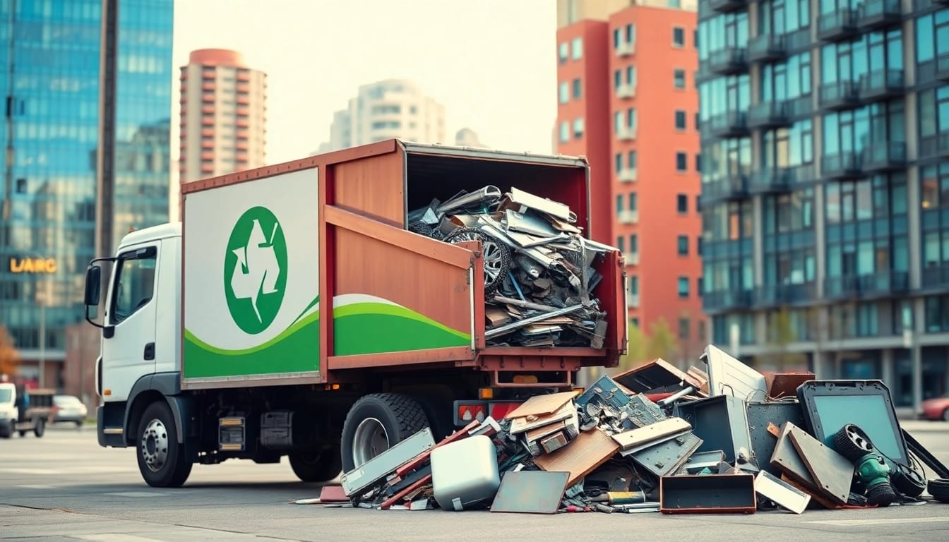 Schrottabholung Wuppertal service collecting scrap metal efficiently from urban homes.