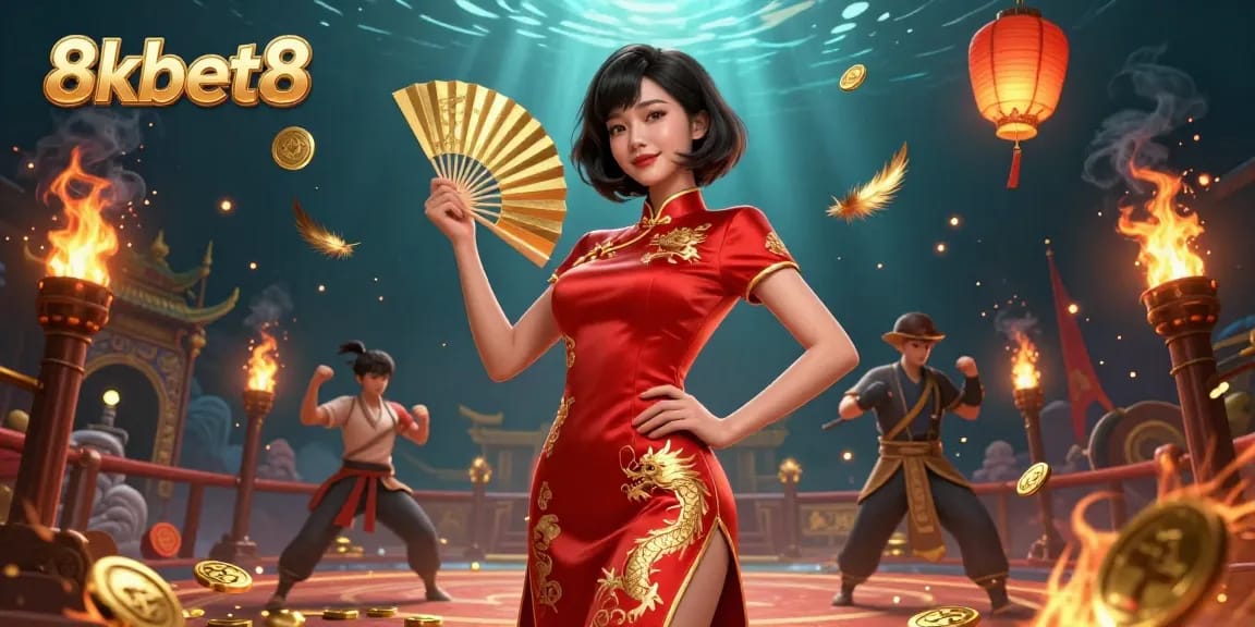 Experience vibrant online casino action with 8kbet8's stunning 3D visuals of winning opportunities.