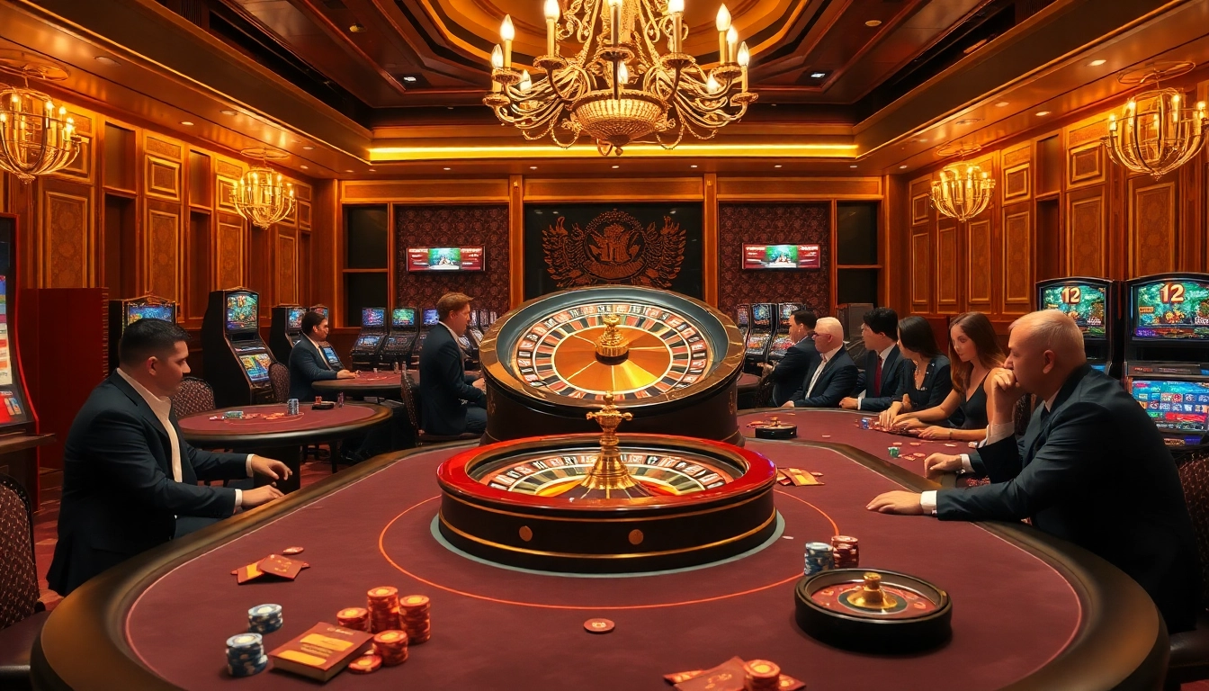 Experience the thrill of QQ88z Net with high-stakes poker tables and luxury casino ambiance.