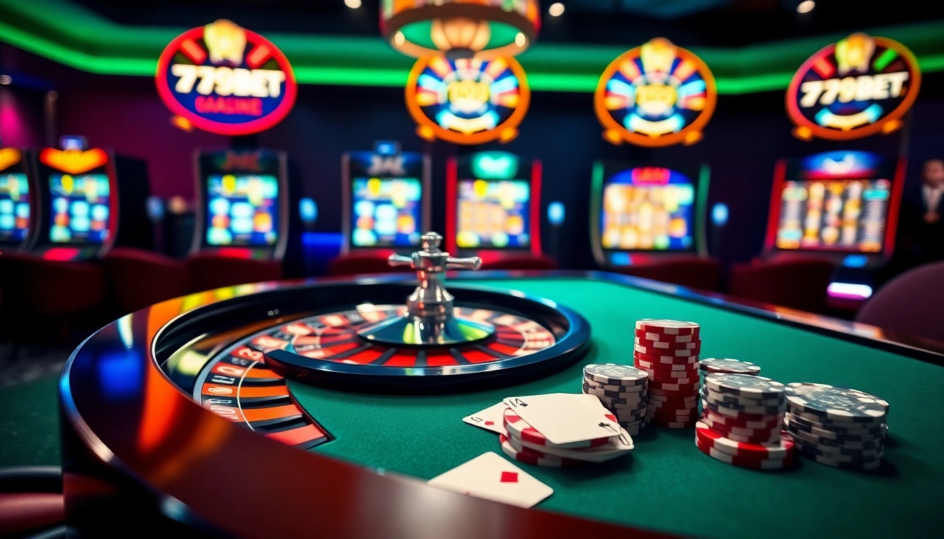 Experience thrilling gambling excitement at 789BET with vibrant casino games and elegant setups.