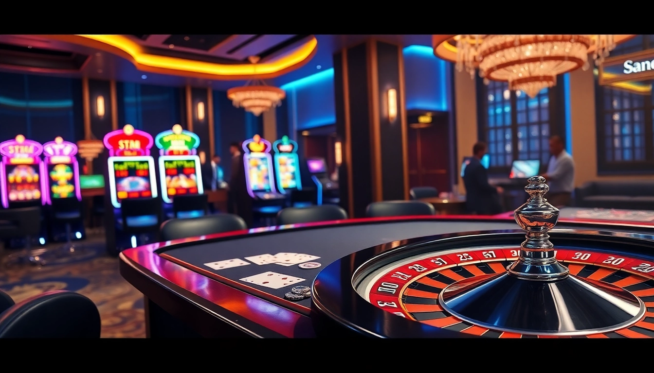 Experience the excitement of gambling at 789win trang chu with vibrant slot machines and professional poker tables.