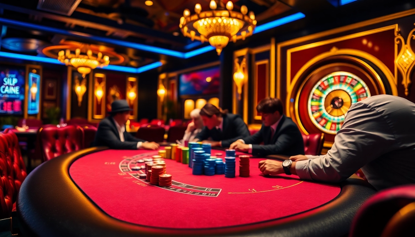 Betting action in a luxurious casino featuring insights from https://nhandinhkeonhacai.news/.