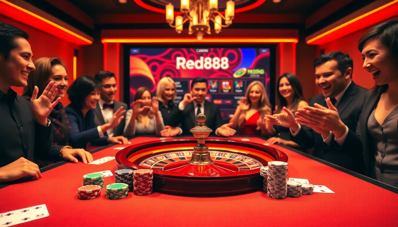 Experience the excitement of red88 sập with vibrant casino visuals showcasing thrilling gameplay.