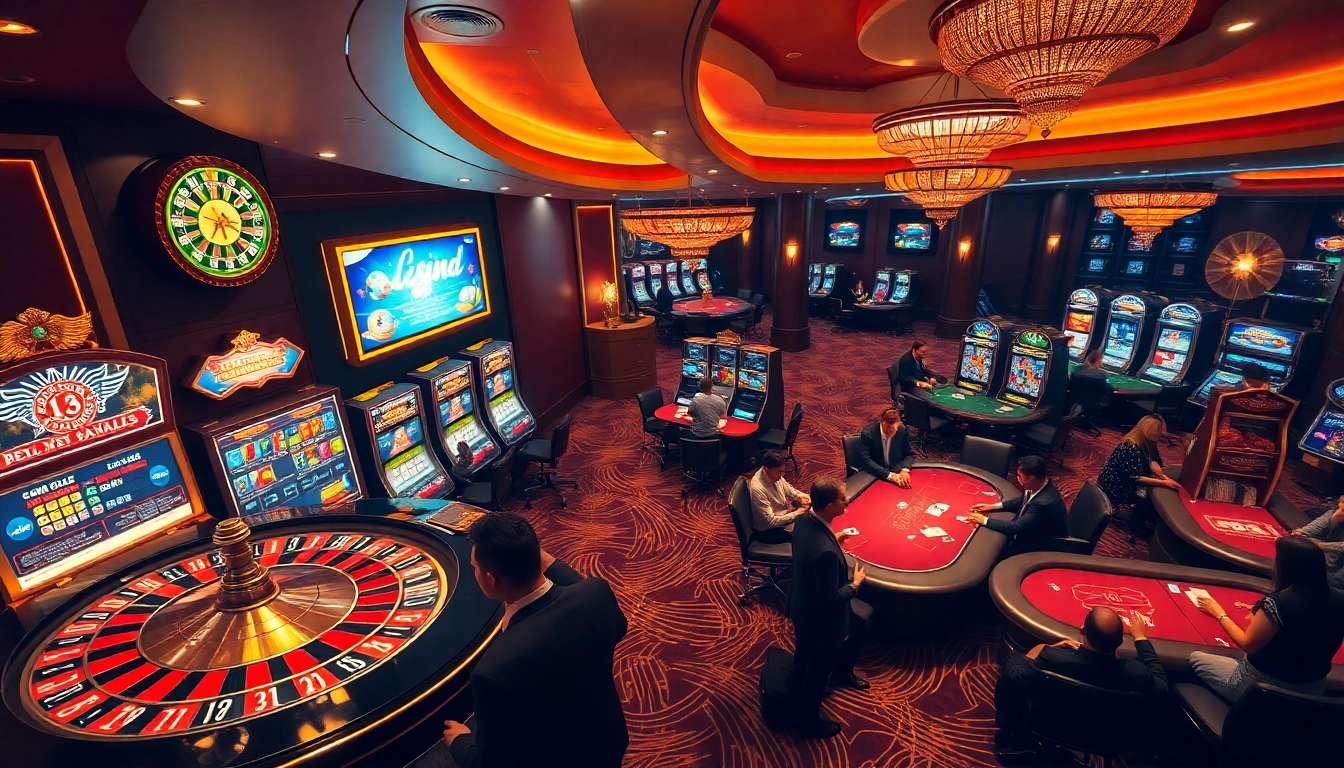 Experience the excitement of gambling at MM88 LINK with vibrant slot machines and poker tables.