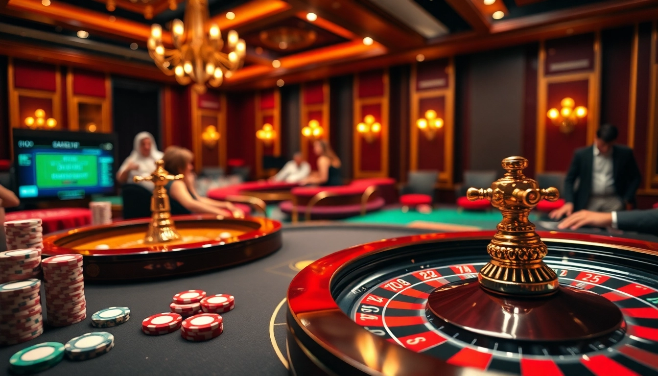 Experience the thrill of gambling at https://fabet.free/ with vibrant casino tables, chips, and a live roulette.