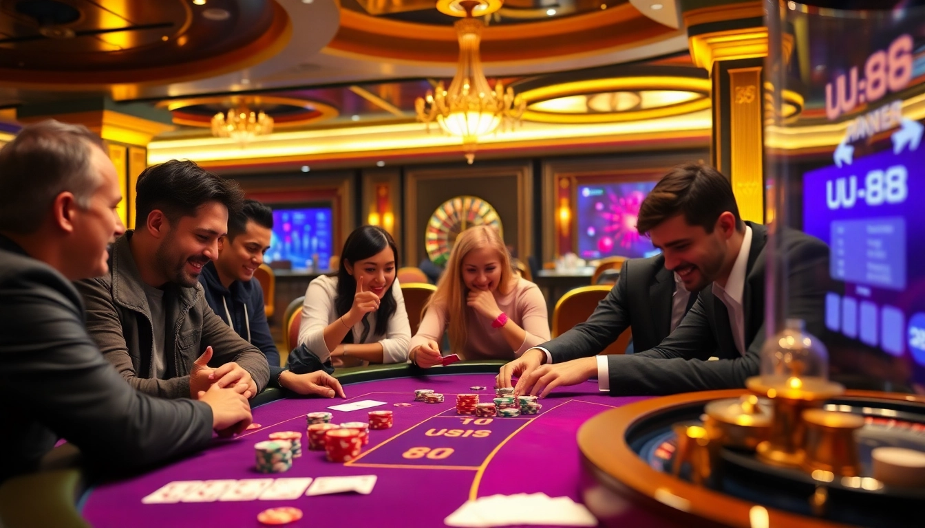 Experience thrilling gameplay at UU 88 with vibrant poker action and substantial winnings.