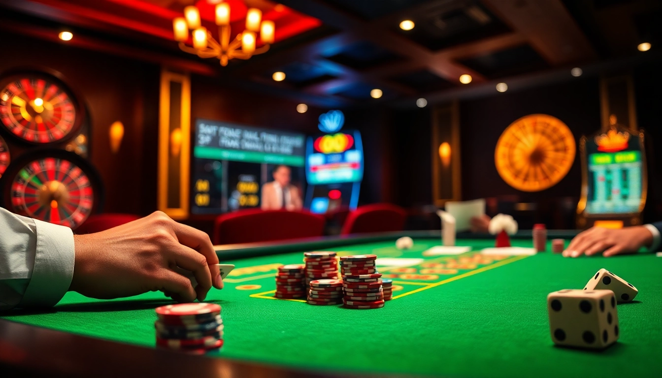 Experience the thrill at sodo66 casino with vibrant tables and engaging games.