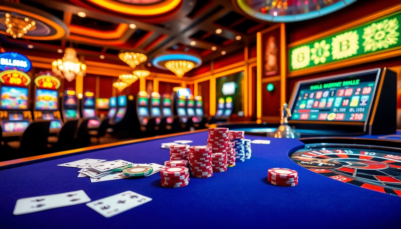 Experience the thrill of BL555 việt nam with vibrant casino tables and exciting gambling action.