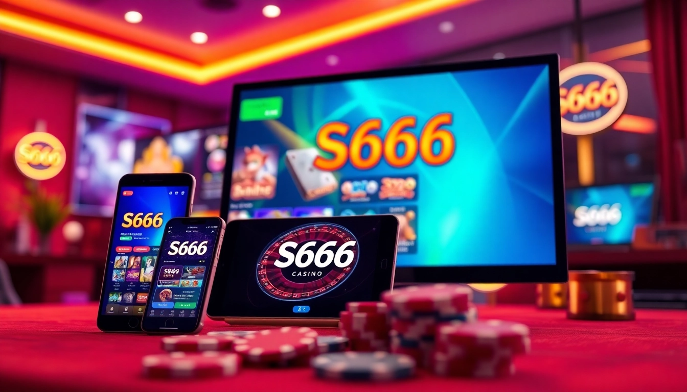S666.nyc online gambling platform with diverse games, inviting atmosphere, and modern technology.