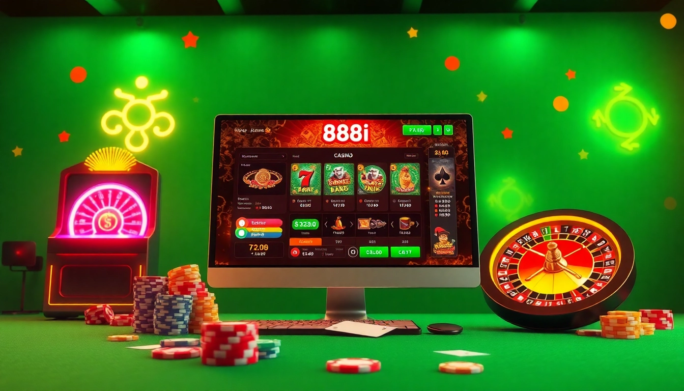 Experience the thrill of 88i game with an exciting online casino interface showcasing vibrant elements.