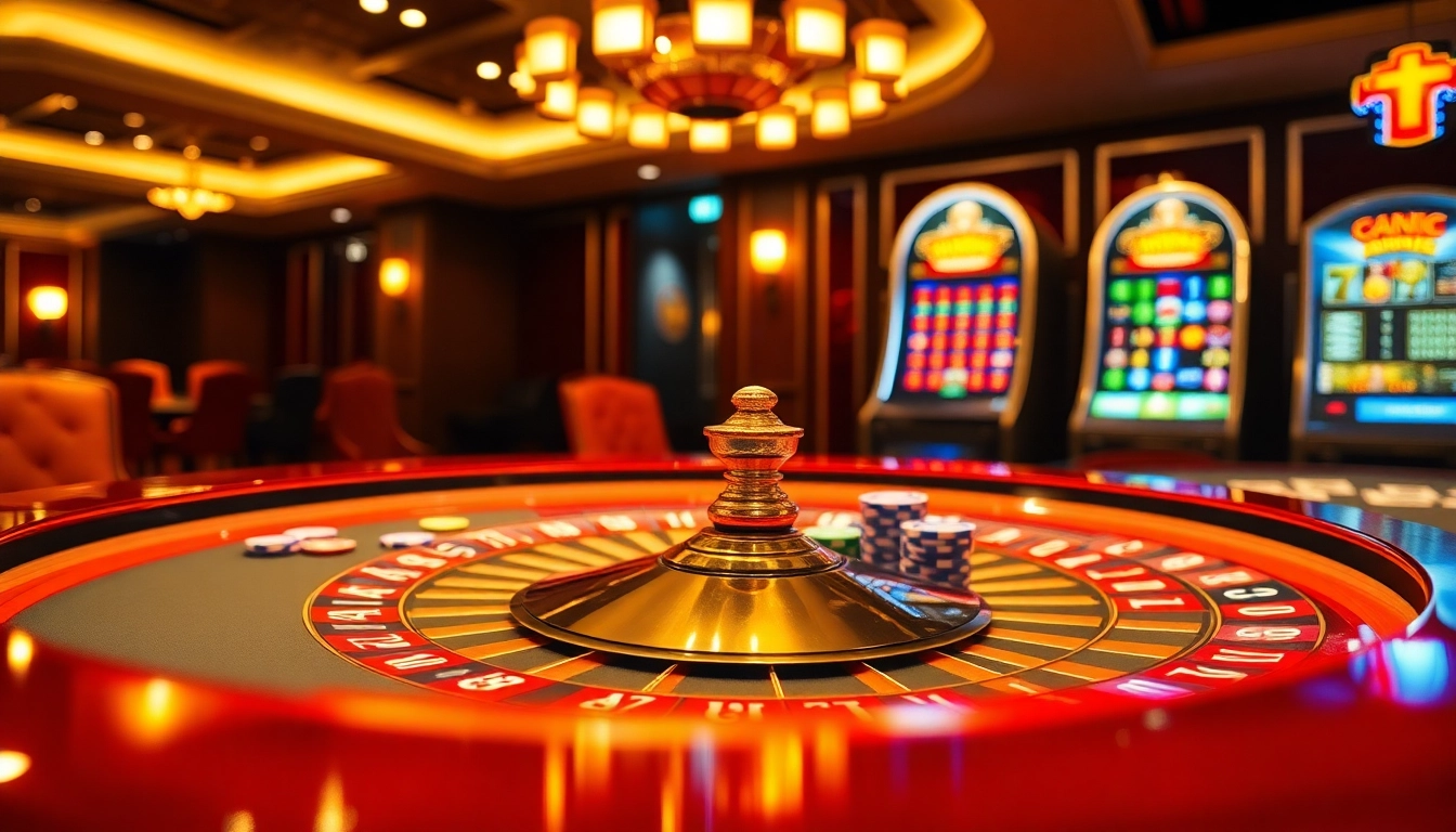 Players enjoy exhilarating betting action at zbet’s roulette table in an elegant casino setting