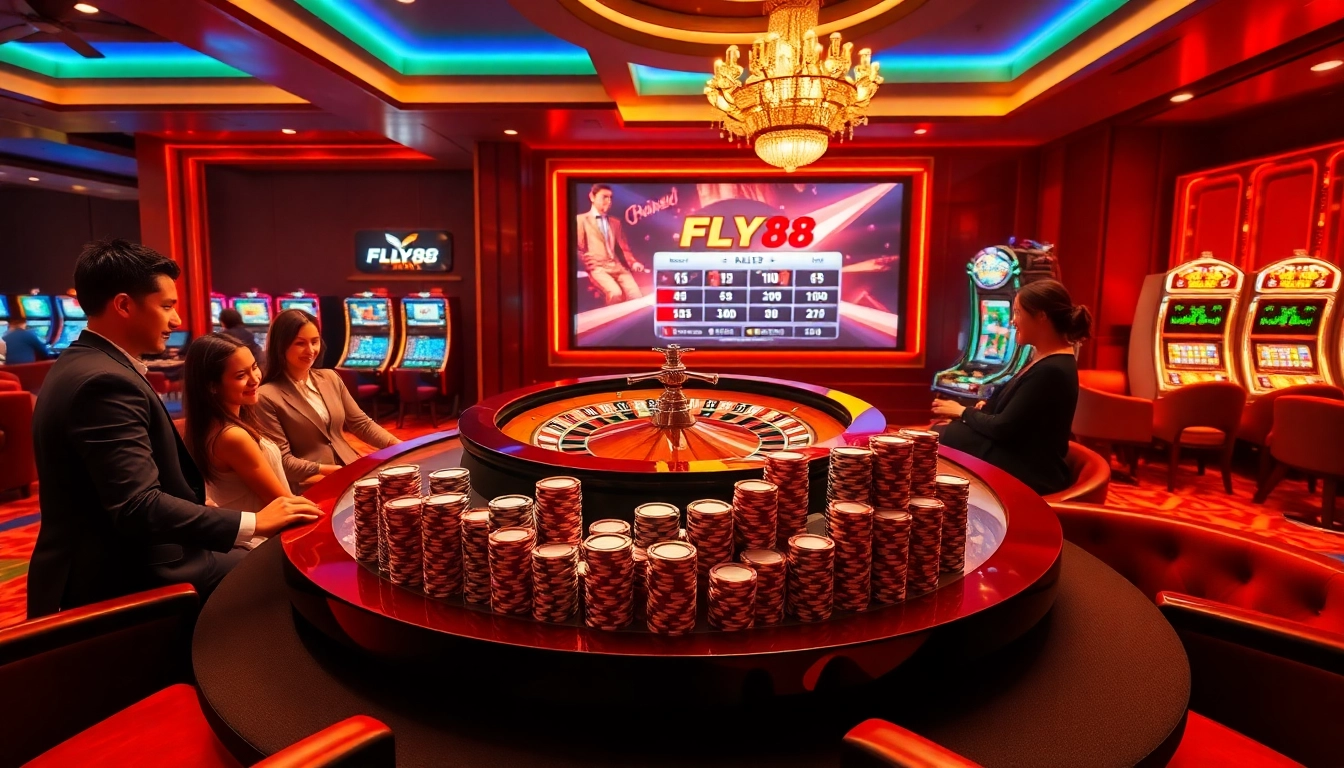 Experience the thrill of winning at FLY88 with vibrant casino games and luxury vibes.