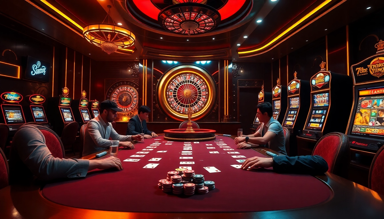 Experience the thrill of winning with Link Vào 79King at a vibrant casino table filled with action.