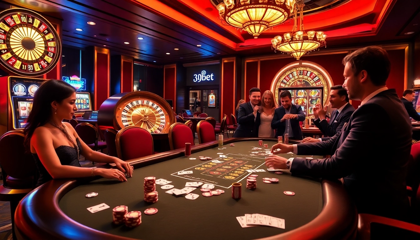Experience thrilling gameplay at 39bet.com with exciting poker action and vibrant casino ambiance.