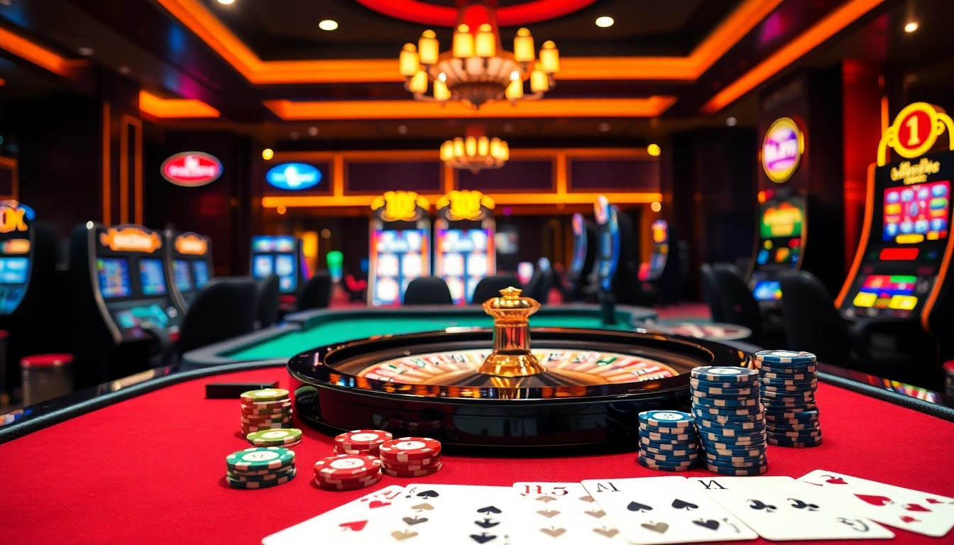 Experience the excitement of winning at nhà cái PS99 with vibrant casino tables and engaging games.