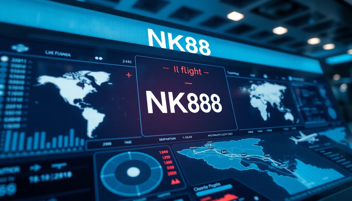 Flight tracking dashboard showcasing NK88 with live data and interactive maps.