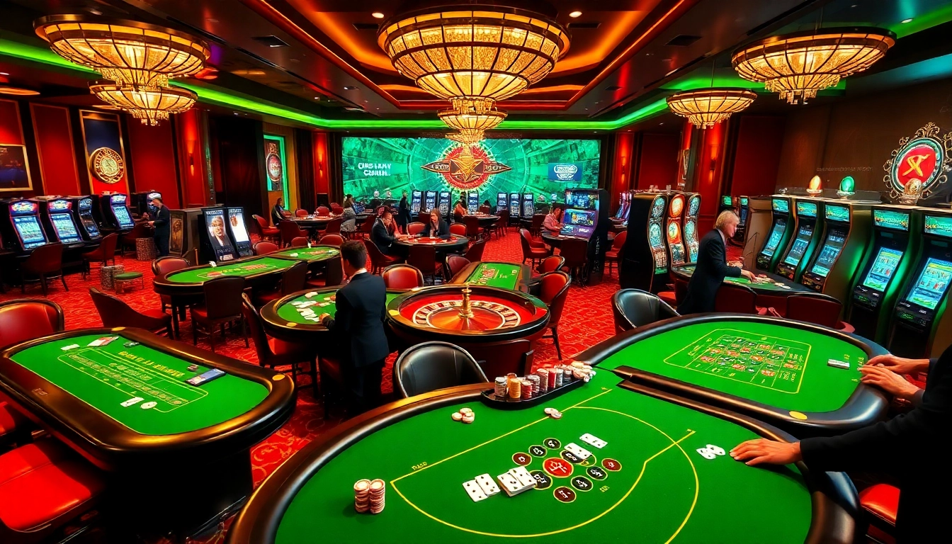 Experience the vibrant atmosphere of Nhà Cái Uy Tín with exciting casino games and elegant tables.