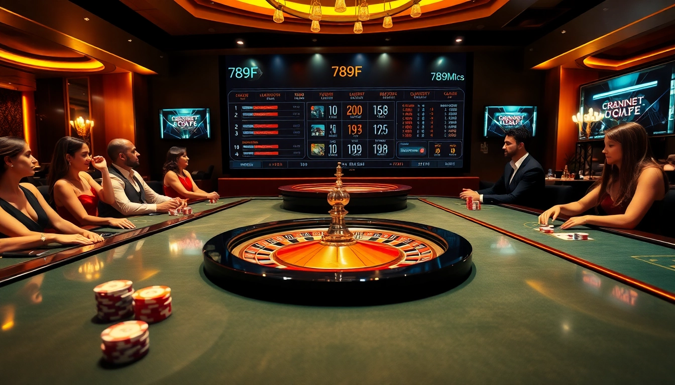 Experience thrilling gameplay at 789f's online casino, featuring vibrant tables and engaging activities.