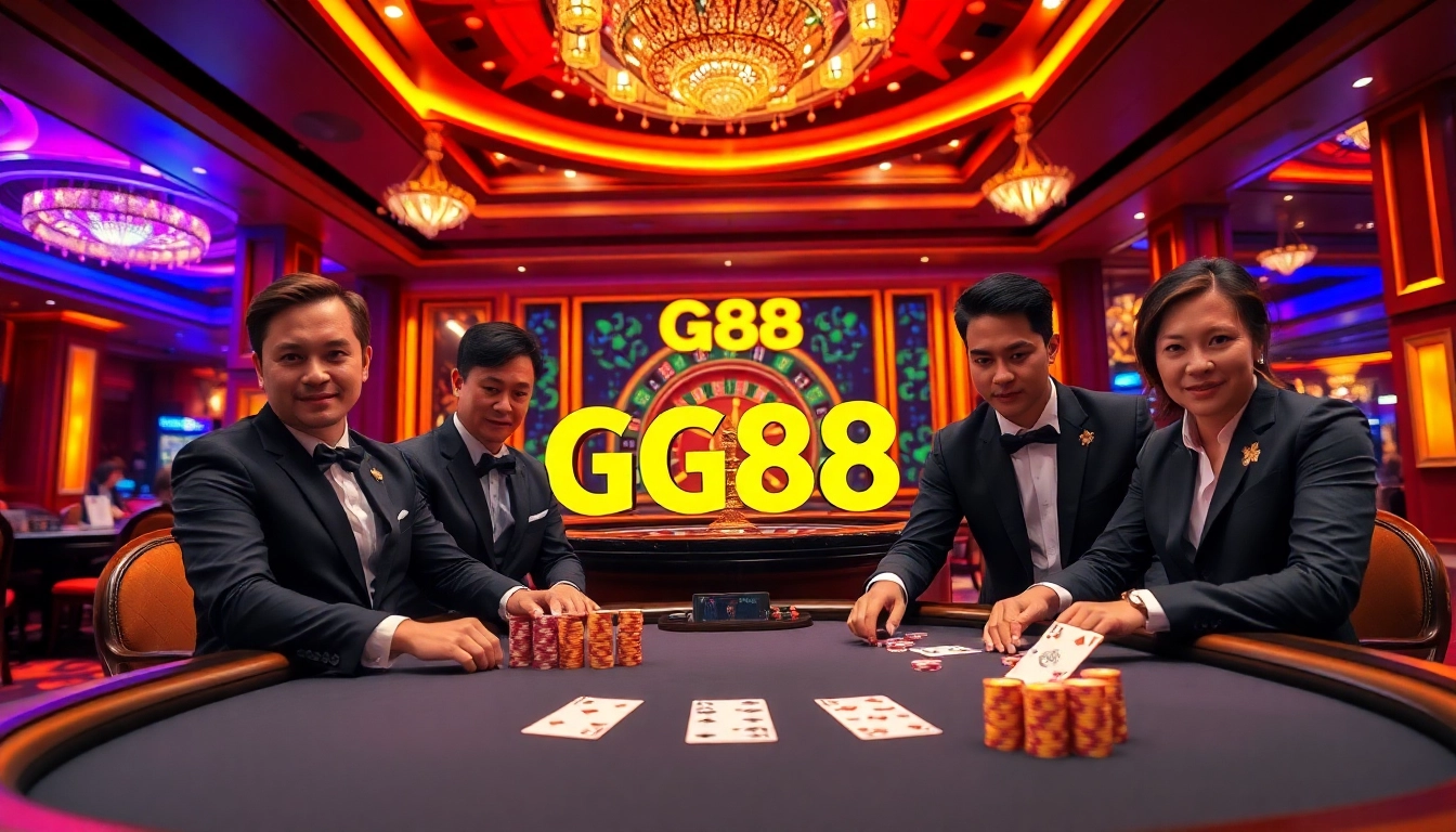 Experience luxury at GG88 with exciting poker games and vibrant casino atmosphere.