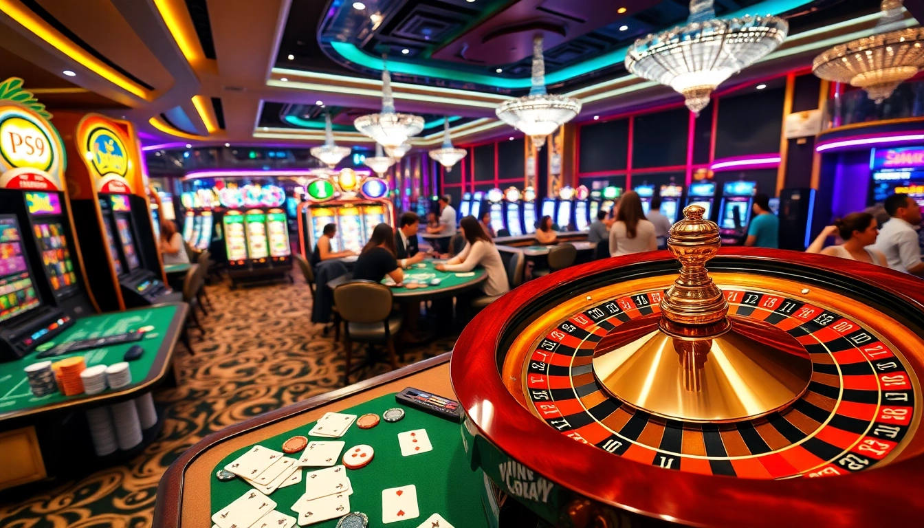 Experience the thrill of gambling at nhà cái PS99 with vibrant tables and exciting action.