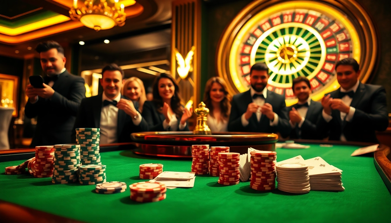 Engage with elite gameplay at https://www.222bd.app/, showcasing a professional casino atmosphere with poker chips and roulette.