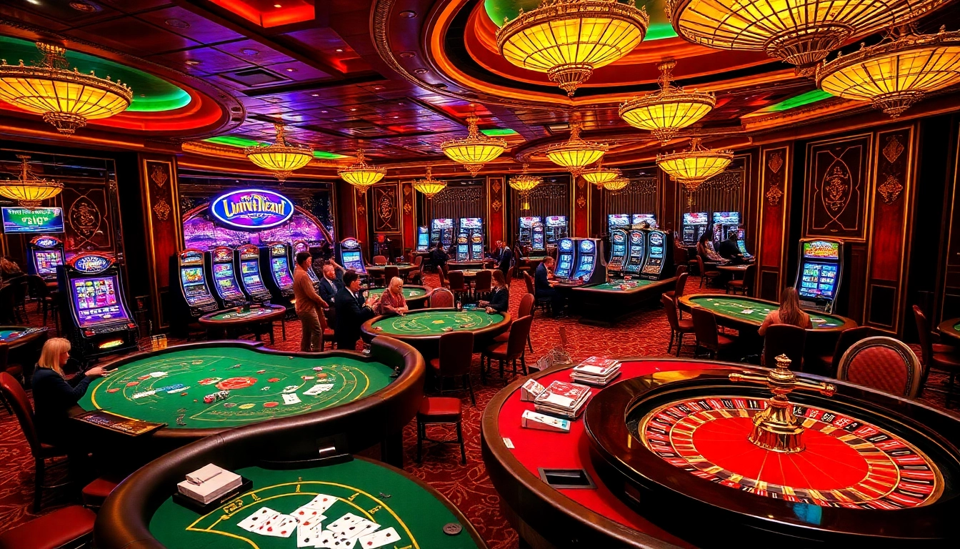 Experience the thrill of live gaming at lc88.com with high-stakes tables and luxurious slot machines.