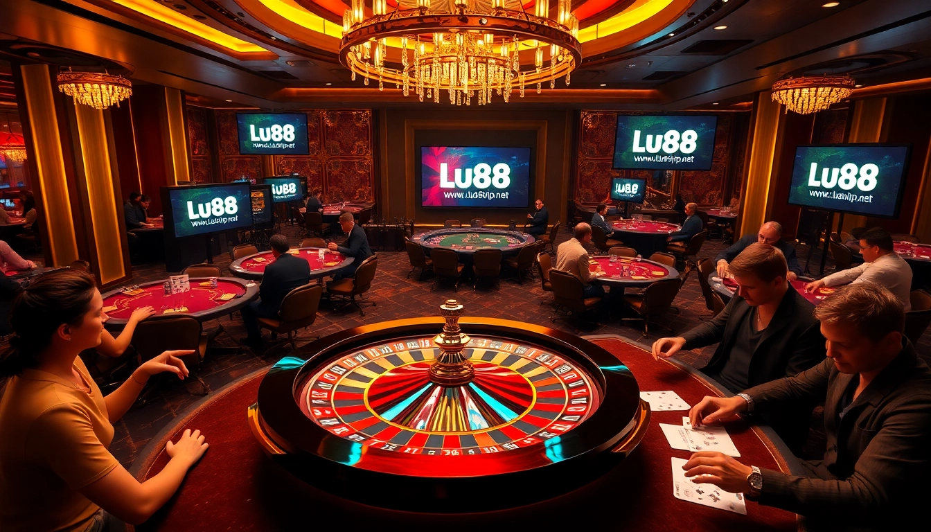 Experience thrilling casino action with https://lu88vip.net/ at luxurious poker tables and roulette wheels.