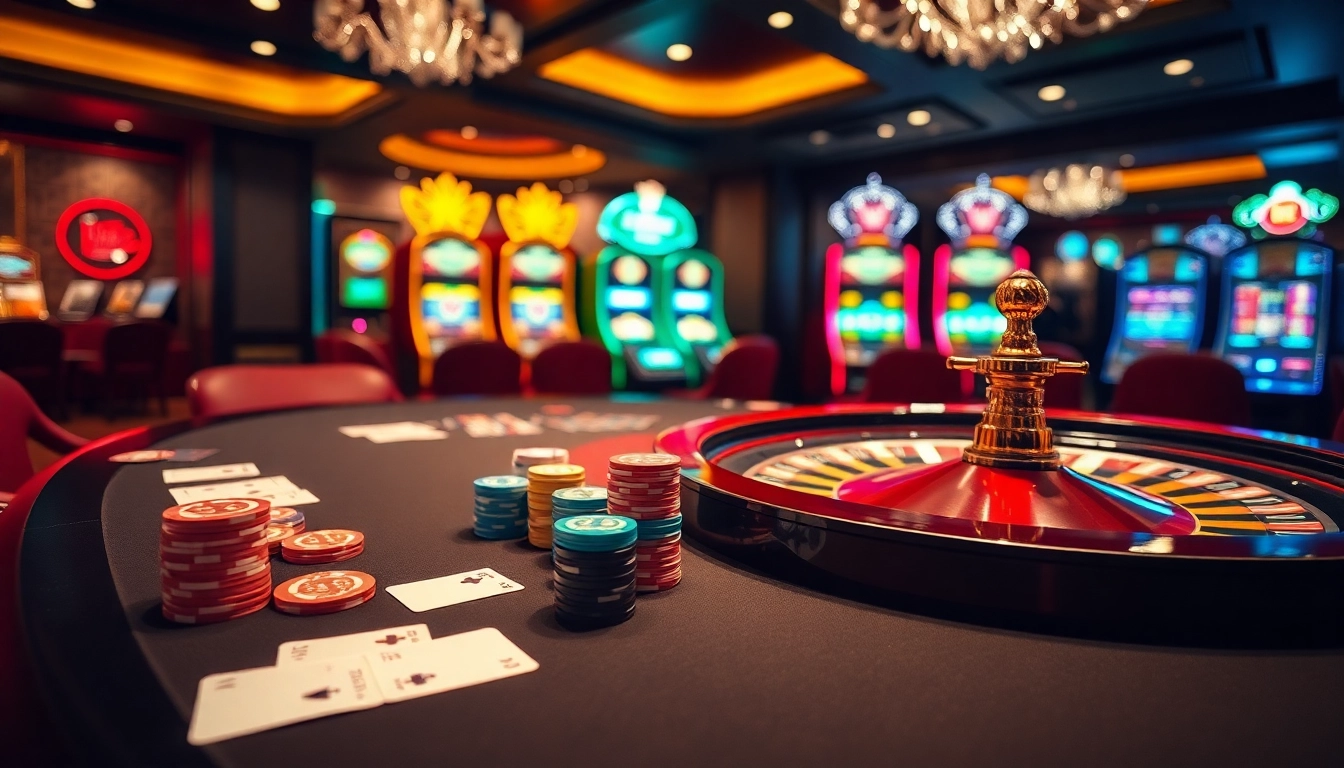 Experience thrilling wagering at the 23win casino tables adorned with vibrant colors and exciting features.