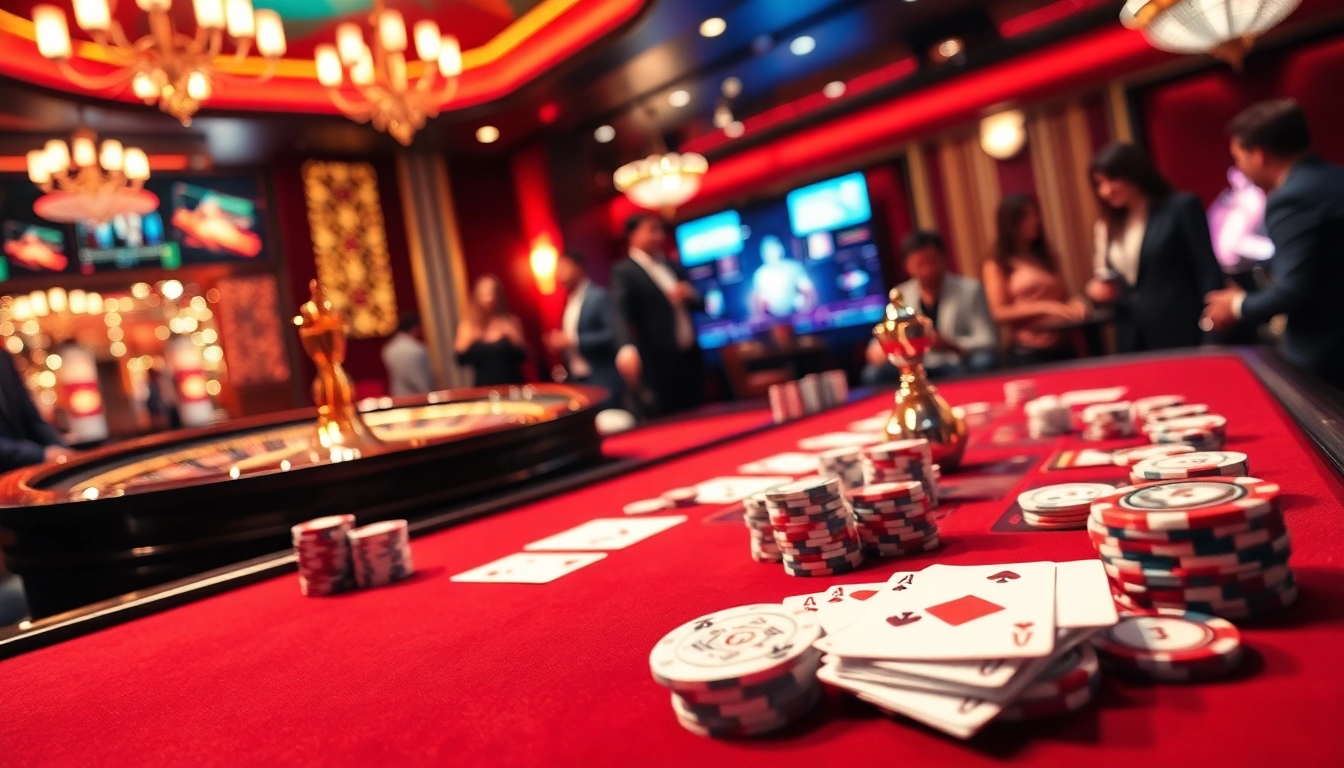 Experience the thrill of poker and roulette at OKKING casino, where luxury meets gaming excitement.